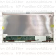 Матрица для ноутбука HP Pavilion G6-2350sr (1366x768 HD) TN, 40pin, Матовая
