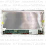 Матрица для ноутбука HP Pavilion G6-2360er (1366x768 HD) TN, 40pin, Матовая