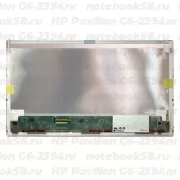 Матрица для ноутбука HP Pavilion G6-2394nr (1366x768 HD) TN, 40pin, Матовая