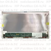 Матрица для ноутбука HP Pavilion G6-1c36 (1366x768 HD) TN, 40pin, Матовая