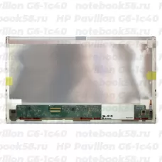 Матрица для ноутбука HP Pavilion G6-1c40 (1366x768 HD) TN, 40pin, Матовая