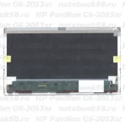 Матрица для ноутбука HP Pavilion G6-2053sr (1366x768 HD) TN, 40pin, Матовая