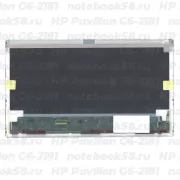 Матрица для ноутбука HP Pavilion G6-2181 (1366x768 HD) TN, 40pin, Матовая