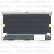 Матрица для ноутбука HP Pavilion G6-2280sr (1366x768 HD) TN, 40pin, Матовая