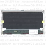 Матрица для ноутбука HP Pavilion G6-2354sr (1366x768 HD) TN, 40pin, Матовая