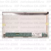 Матрица для ноутбука HP Pavilion G6-2266 (1366x768 HD) TN, 40pin, Матовая