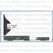 Матрица для ноутбука HP Pavilion G6-2008sr (1366x768 HD) TN, 40pin, Матовая