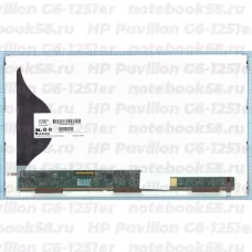 Матрица для ноутбука HP Pavilion G6-1251er (1366x768 HD) TN, 40pin, Матовая