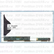 Матрица для ноутбука HP Pavilion DV6-3081 (1366x768 HD) TN, 40pin, Матовая