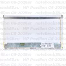 Матрица для ноутбука HP Pavilion G6-2026er (1366x768 HD) TN, 40pin, Матовая