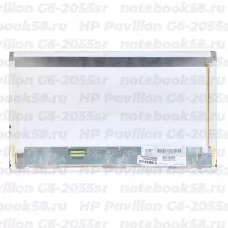 Матрица для ноутбука HP Pavilion G6-2055sr (1366x768 HD) TN, 40pin, Матовая