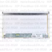 Матрица для ноутбука HP Pavilion G6-1020 (1366x768 HD) TN, 40pin, Матовая