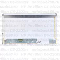 Матрица для ноутбука HP Pavilion G6-2202sr (1366x768 HD) TN, 40pin, Матовая