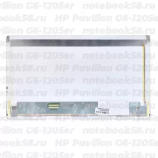 Матрица для ноутбука HP Pavilion G6-1205er (1366x768 HD) TN, 40pin, Матовая