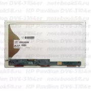 Матрица для ноутбука HP Pavilion DV6-3104er (1366x768 HD) TN, 40pin, Матовая