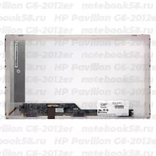 Матрица для ноутбука HP Pavilion G6-2012er (1366x768 HD) TN, 40pin, Матовая