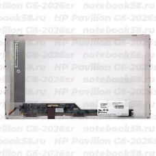 Матрица для ноутбука HP Pavilion G6-2026sr (1366x768 HD) TN, 40pin, Матовая