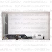 Матрица для ноутбука HP Pavilion G6-2291nr (1366x768 HD) TN, 40pin, Матовая