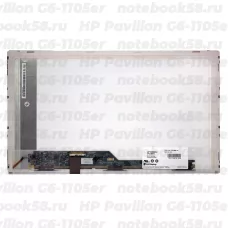 Матрица для ноутбука HP Pavilion G6-1105er (1366x768 HD) TN, 40pin, Матовая