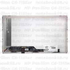 Матрица для ноутбука HP Pavilion G6-1155er (1366x768 HD) TN, 40pin, Матовая