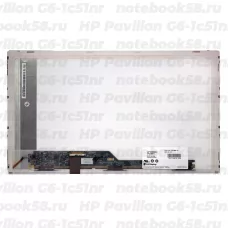 Матрица для ноутбука HP Pavilion G6-1c51nr (1366x768 HD) TN, 40pin, Матовая