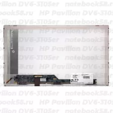 Матрица для ноутбука HP Pavilion DV6-3105er (1366x768 HD) TN, 40pin, Матовая