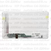 Матрица для ноутбука HP Pavilion G6-2206sr (1366x768 HD) TN, 40pin, Матовая