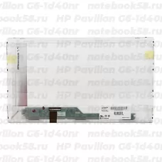 Матрица для ноутбука HP Pavilion G6-1d40nr (1366x768 HD) TN, 40pin, Матовая