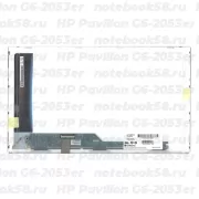 Матрица для ноутбука HP Pavilion G6-2053er (1366x768 HD) TN, 40pin, Матовая