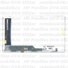 Матрица для ноутбука HP Pavilion DV6-3332er (1366x768 HD) TN, 40pin, Матовая