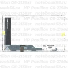 Матрица для ноутбука HP Pavilion G6-2158sr (1366x768 HD) TN, 40pin, Матовая