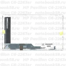 Матрица для ноутбука HP Pavilion G6-2263er (1366x768 HD) TN, 40pin, Матовая