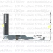 Матрица для ноутбука HP Pavilion DV6-3103er (1366x768 HD) TN, 40pin, Матовая