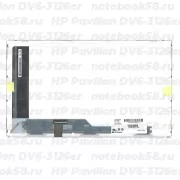 Матрица для ноутбука HP Pavilion DV6-3126er (1366x768 HD) TN, 40pin, Матовая