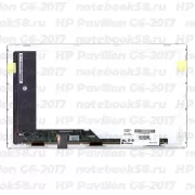 Матрица для ноутбука HP Pavilion G6-2017 (1366x768 HD) TN, 40pin, Матовая