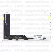 Матрица для ноутбука HP Pavilion G6-2027er (1366x768 HD) TN, 40pin, Матовая