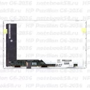 Матрица для ноутбука HP Pavilion G6-2036 (1366x768 HD) TN, 40pin, Матовая
