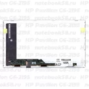 Матрица для ноутбука HP Pavilion G6-2195 (1366x768 HD) TN, 40pin, Матовая