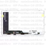 Матрица для ноутбука HP Pavilion G6-2319sr (1366x768 HD) TN, 40pin, Матовая