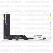 Матрица для ноутбука HP Pavilion G6-2329sr (1366x768 HD) TN, 40pin, Матовая