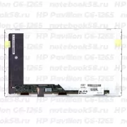 Матрица для ноутбука HP Pavilion G6-1265 (1366x768 HD) TN, 40pin, Матовая