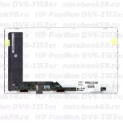 Матрица для ноутбука HP Pavilion DV6-3153er (1366x768 HD) TN, 40pin, Матовая