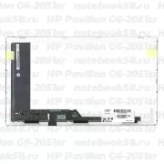 Матрица для ноутбука HP Pavilion G6-2051sr (1366x768 HD) TN, 40pin, Глянцевая