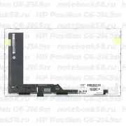 Матрица для ноутбука HP Pavilion G6-2149sr (1366x768 HD) TN, 40pin, Глянцевая