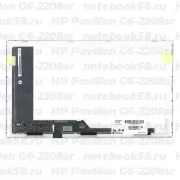 Матрица для ноутбука HP Pavilion G6-2208sr (1366x768 HD) TN, 40pin, Глянцевая