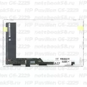 Матрица для ноутбука HP Pavilion G6-2229 (1366x768 HD) TN, 40pin, Глянцевая