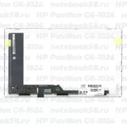 Матрица для ноутбука HP Pavilion G6-1024 (1366x768 HD) TN, 40pin, Глянцевая