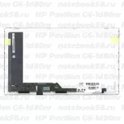 Матрица для ноутбука HP Pavilion G6-1d80nr (1366x768 HD) TN, 40pin, Глянцевая