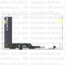 Матрица для ноутбука HP Pavilion G6-2005 (1366x768 HD) TN, 40pin, Матовая