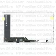 Матрица для ноутбука HP Pavilion G6-2035nr (1366x768 HD) TN, 40pin, Матовая